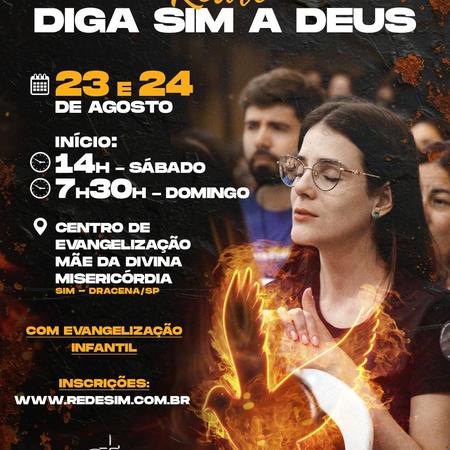 RETIRO DIGA SIM A DEUS 2° Semestre 2025